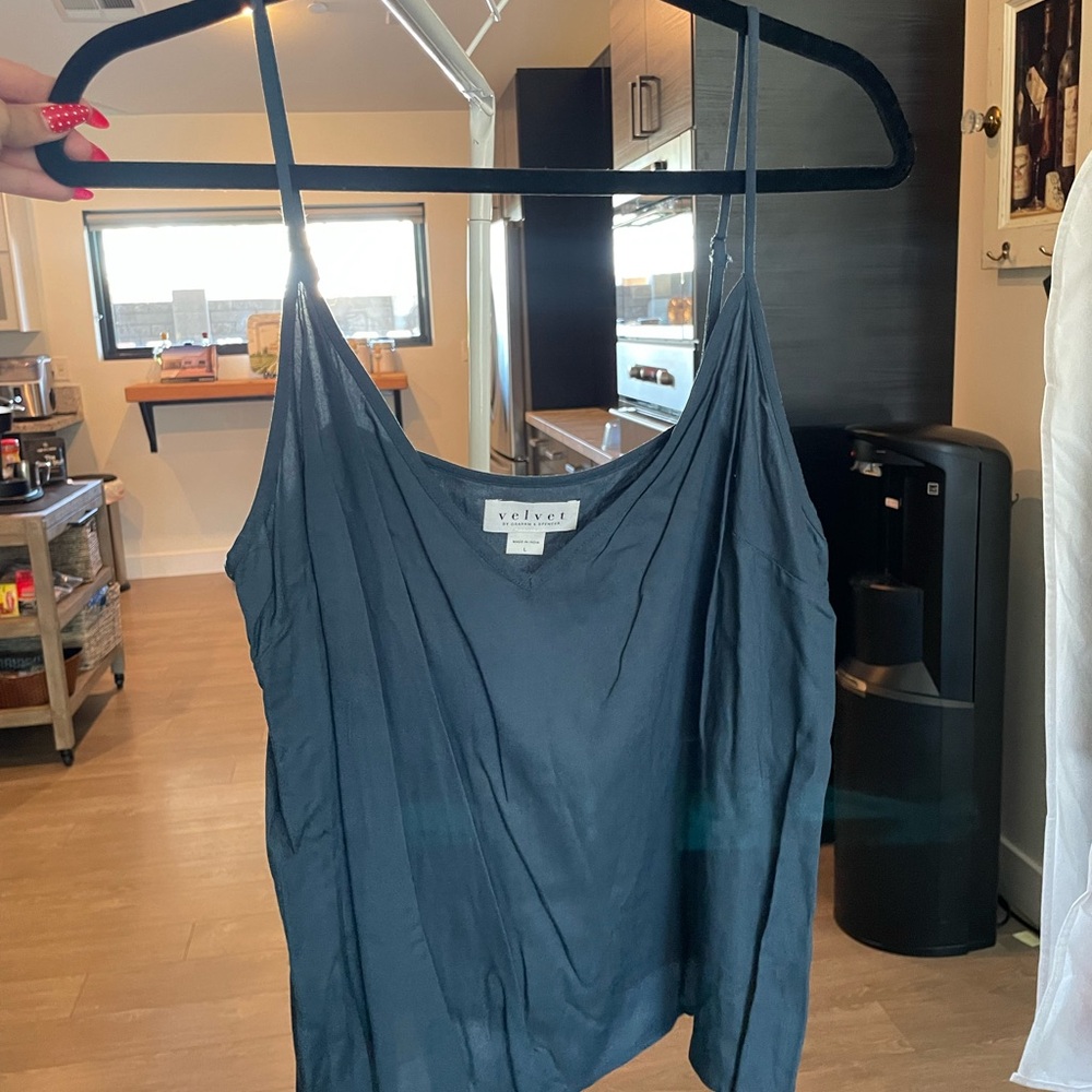 Velvet Women's Charcoal Camisole Top